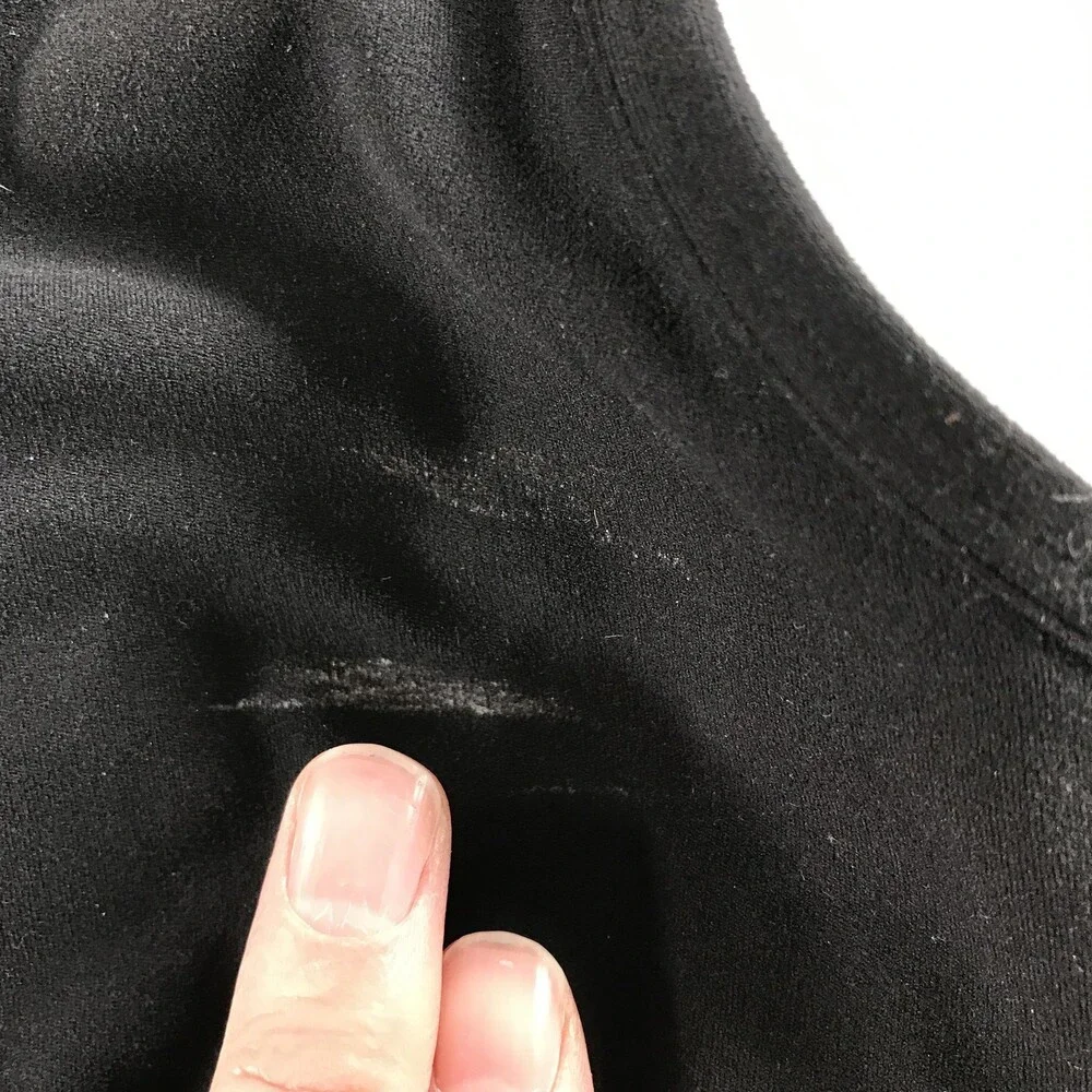 Athleta Sports Bra Womens XS Black Strappy Crossback Mesh Lined Removable Pads - Picture 2 of 14